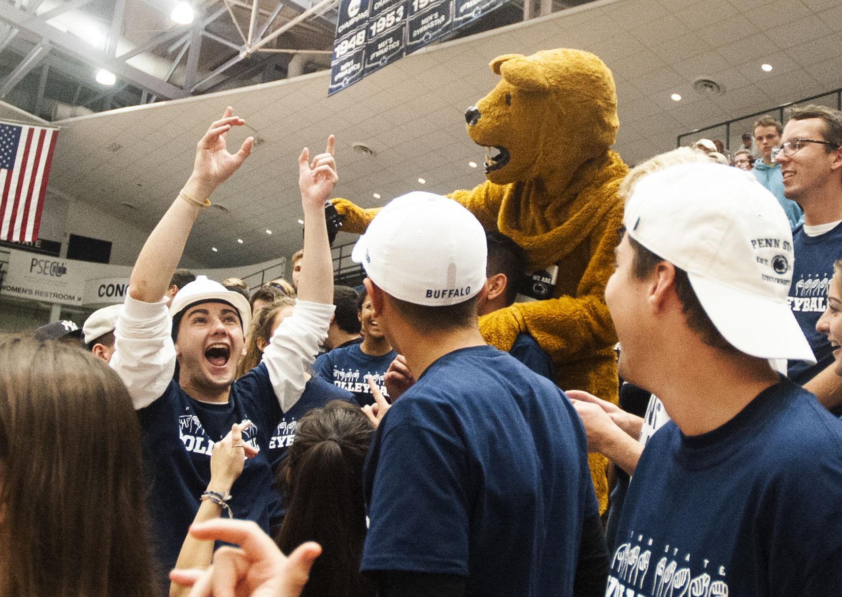Women's Volleyball vs. Michigan State, Student Section